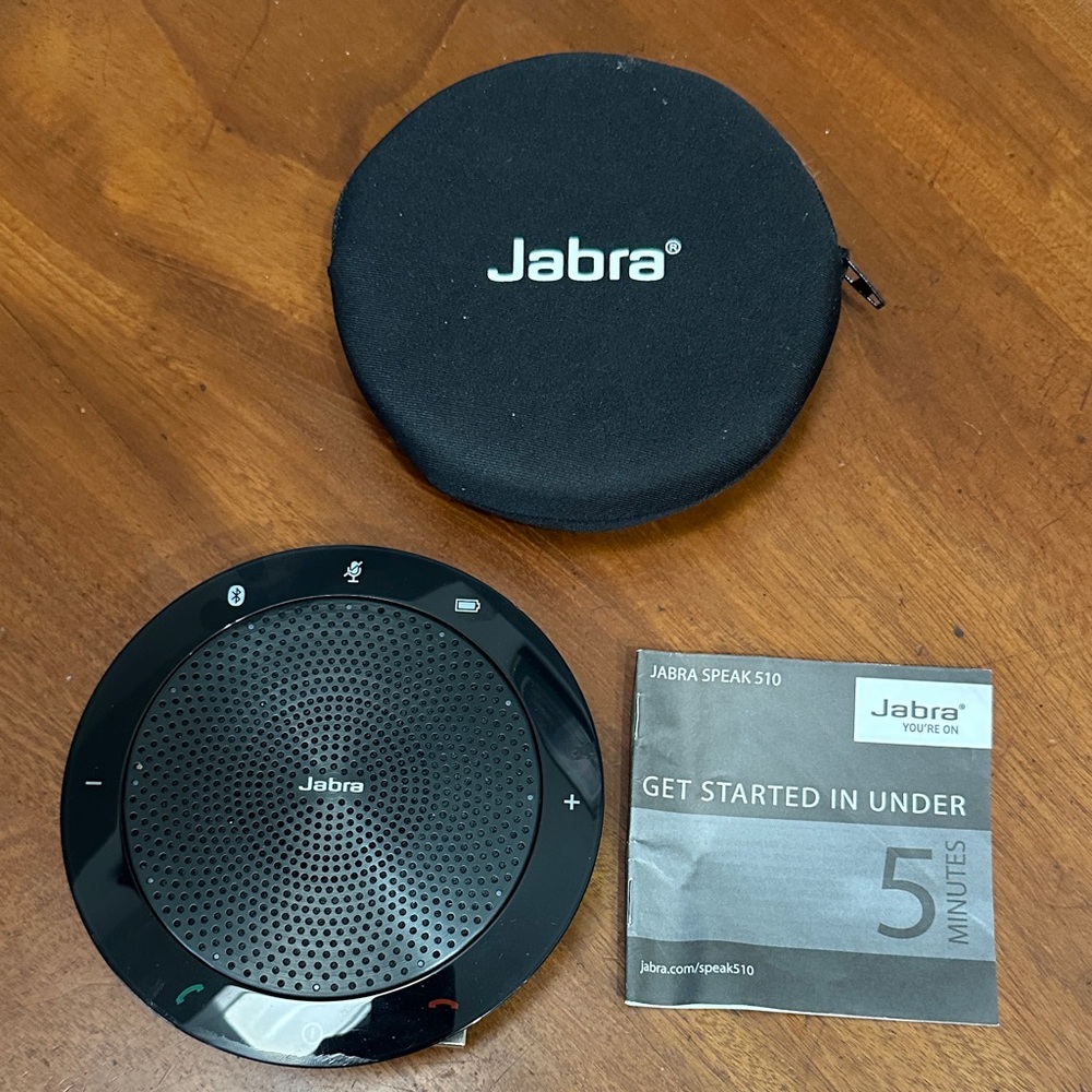Jabra Speak 510 Portable Bluetooth Speaker - Black
